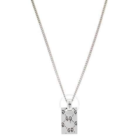 gucci ghost pendant nexklace|gucci ghost pendant necklace in silver.